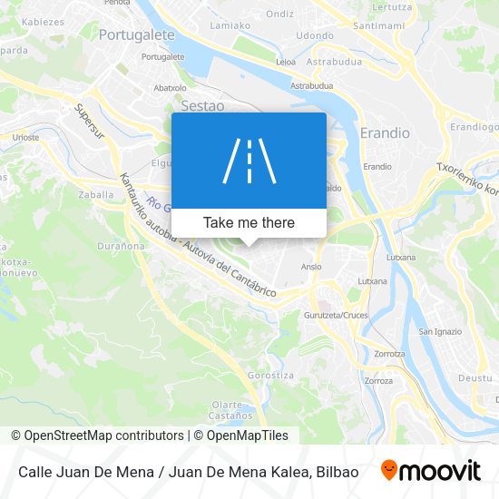 Calle Juan De Mena / Juan De Mena Kalea map