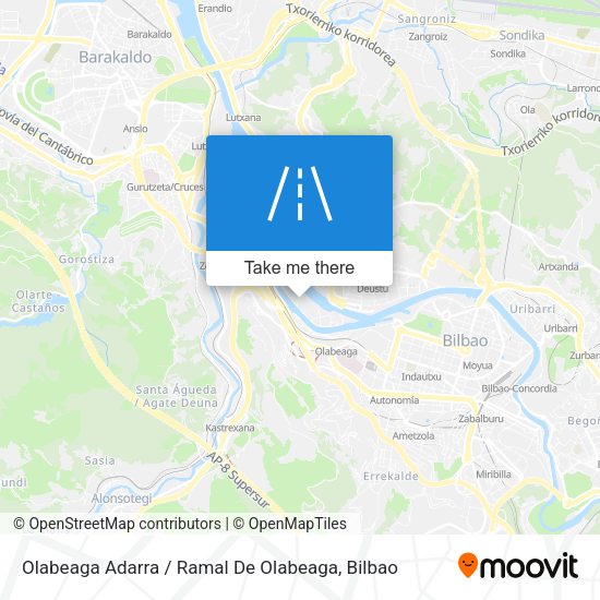 Olabeaga Adarra / Ramal De Olabeaga map