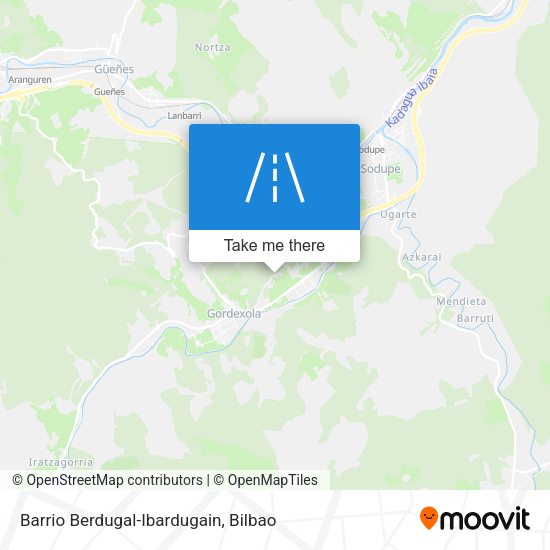 Barrio Berdugal-Ibardugain map