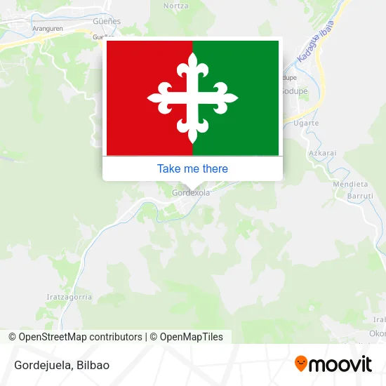 Gordejuela map