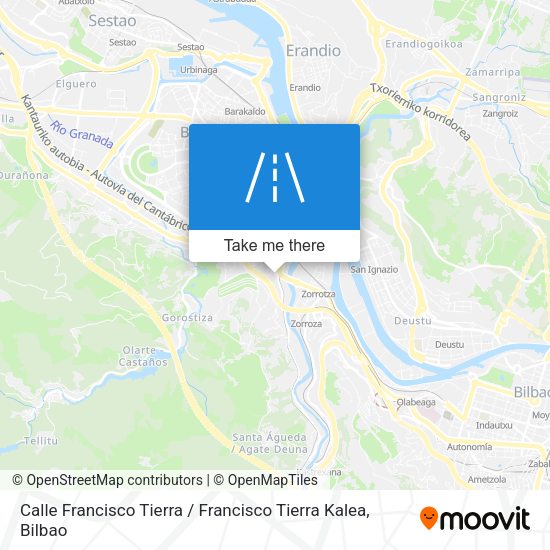 Calle Francisco Tierra / Francisco Tierra Kalea map