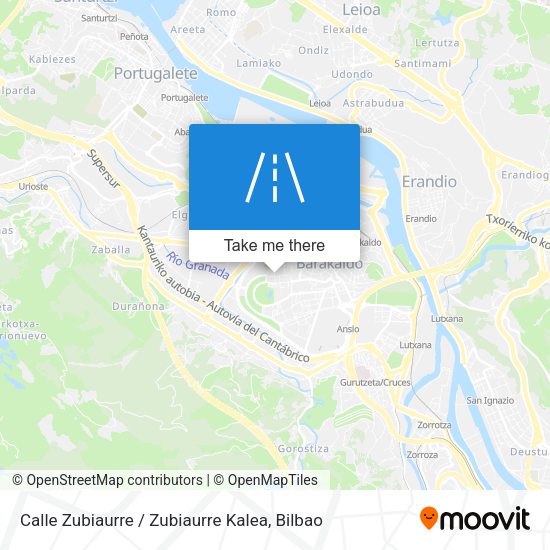 Calle Zubiaurre / Zubiaurre Kalea map