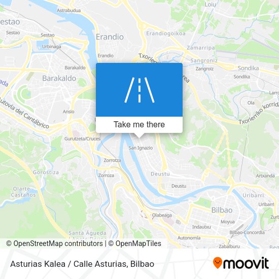 Asturias Kalea / Calle Asturias map