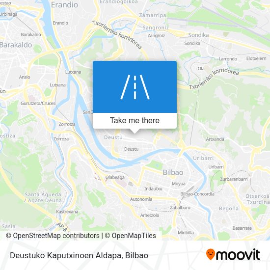 Deustuko Kaputxinoen Aldapa map