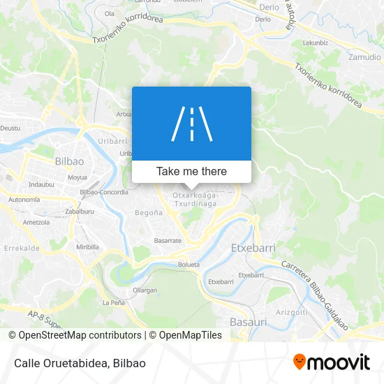 Calle Oruetabidea map