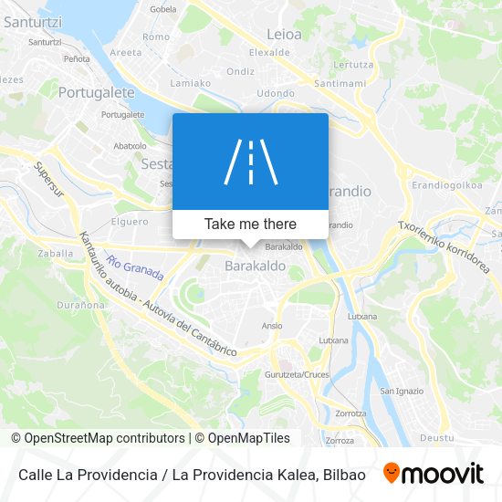 Calle La Providencia / La Providencia Kalea map