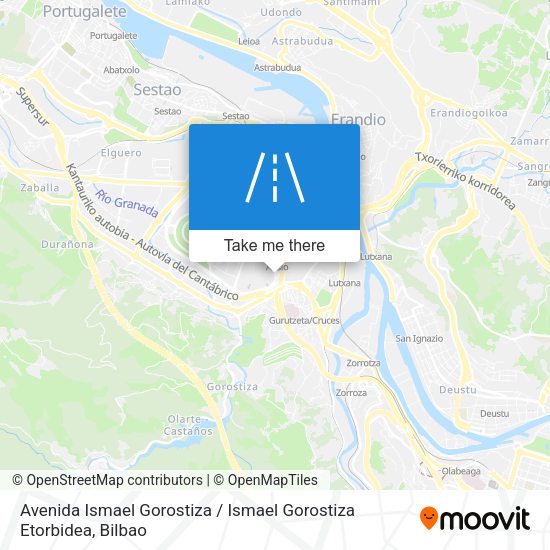Avenida Ismael Gorostiza / Ismael Gorostiza Etorbidea map