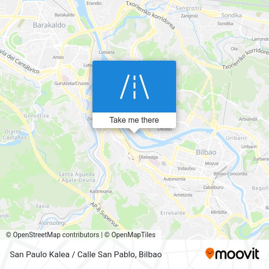 San Paulo Kalea / Calle San Pablo map
