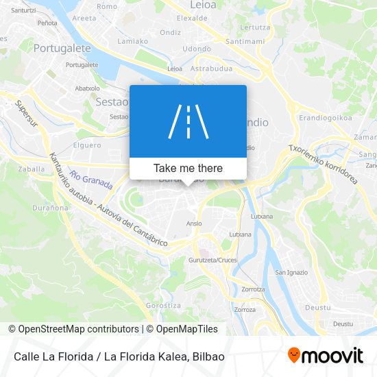 Calle La Florida / La Florida Kalea map