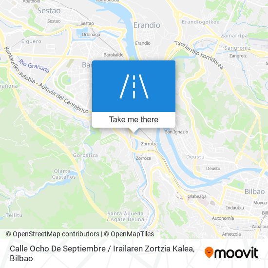 Calle Ocho De Septiembre / Irailaren Zortzia Kalea map