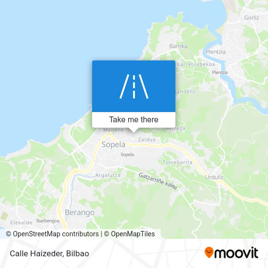 Calle Haizeder map
