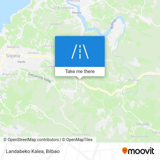 Landabeko Kalea map