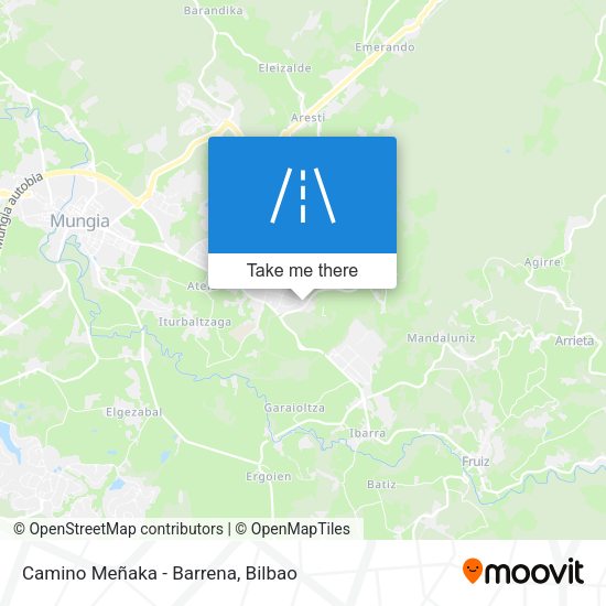 Camino Meñaka - Barrena map