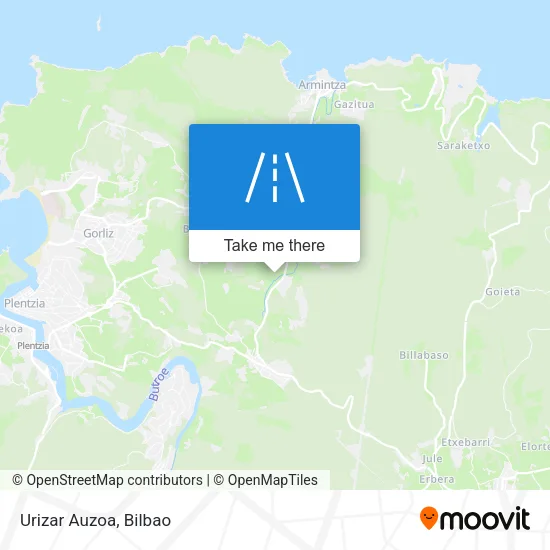 Urizar Auzoa map