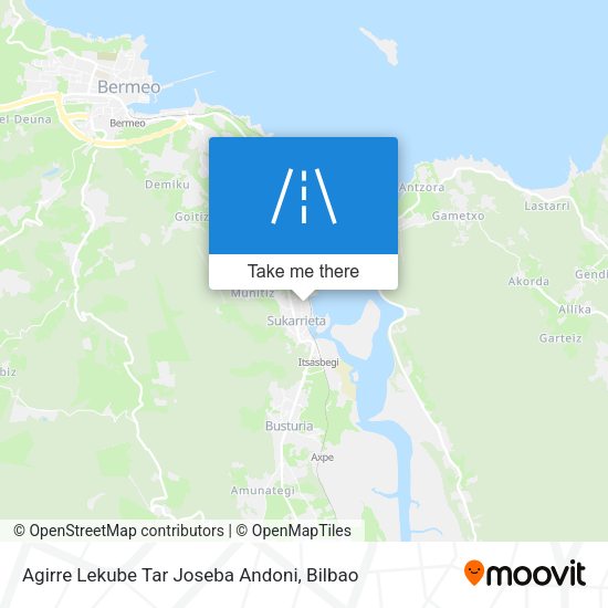 Agirre Lekube Tar Joseba Andoni map