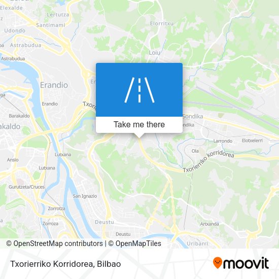Txorierriko Korridorea map