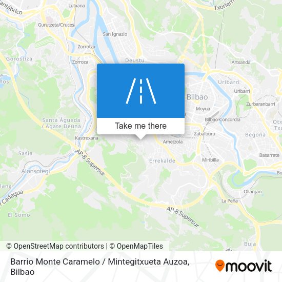Barrio Monte Caramelo / Mintegitxueta Auzoa map