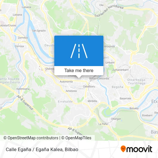 Calle Egaña / Egaña Kalea map