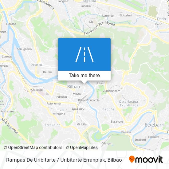Rampas De Uribitarte / Uribitarte Erranplak map
