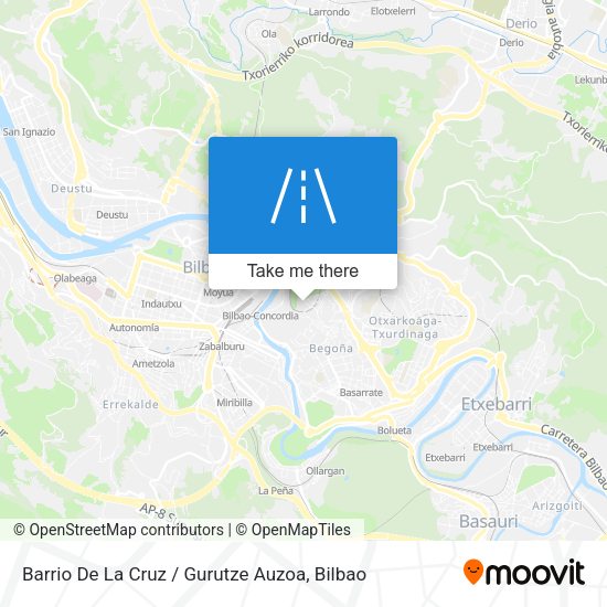 Barrio De La Cruz / Gurutze Auzoa map