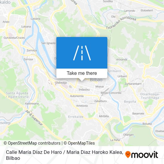 Calle María Díaz De Haro / Maria Diaz Haroko Kalea map