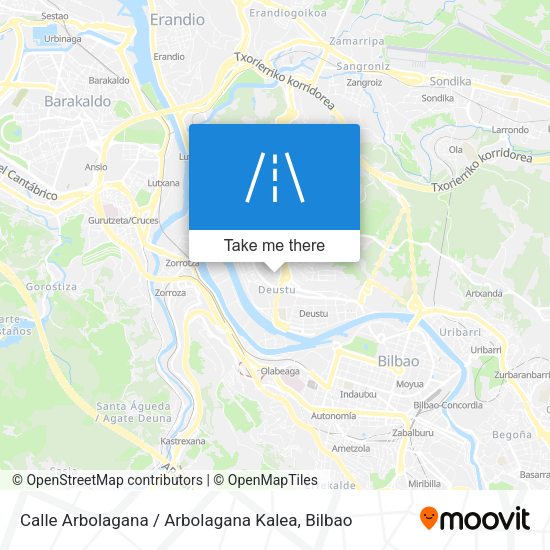 Calle Arbolagana / Arbolagana Kalea map