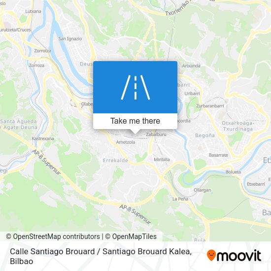 Calle Santiago Brouard / Santiago Brouard Kalea map