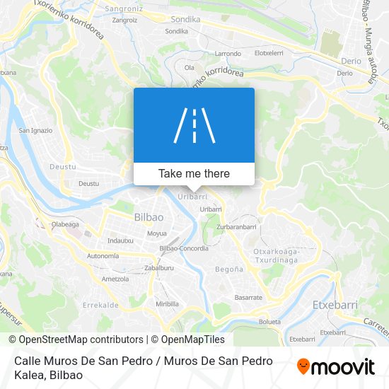Calle Muros De San Pedro / Muros De San Pedro Kalea map