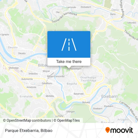 Parque Etxebarria map
