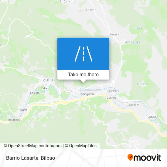 Barrio Lasarte map
