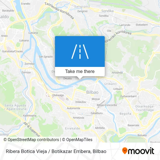 Ribera Botica Vieja / Botikazar Erribera map