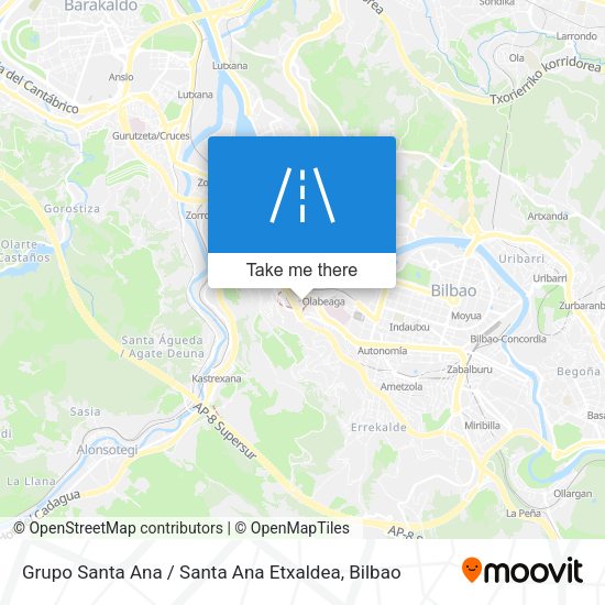 Grupo Santa Ana / Santa Ana Etxaldea map