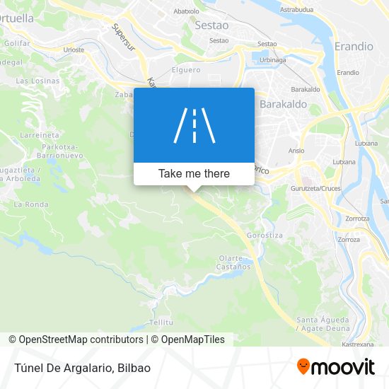 Túnel De Argalario map