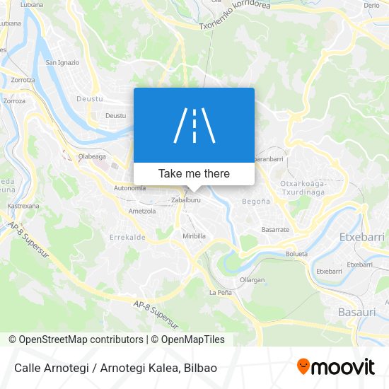 Calle Arnotegi / Arnotegi Kalea map