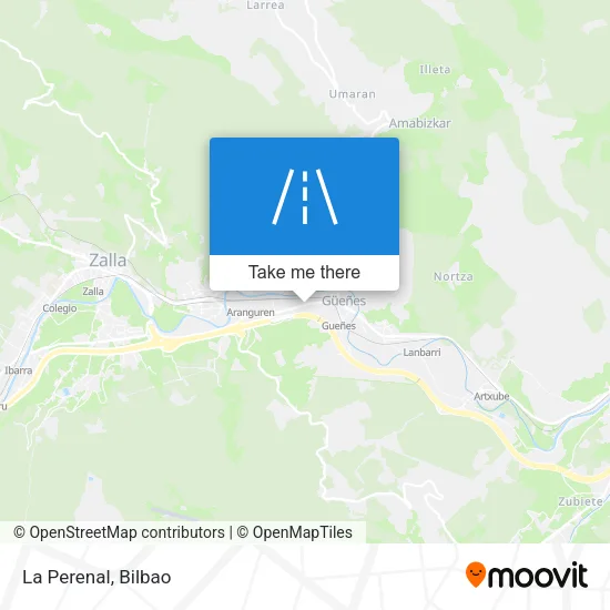 La Perenal map