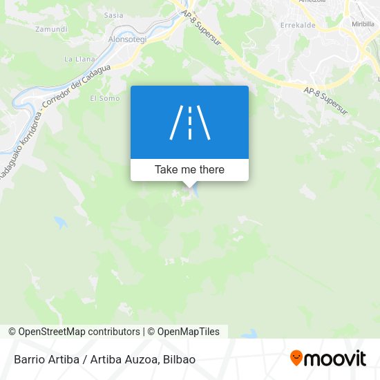 Barrio Artiba / Artiba Auzoa map