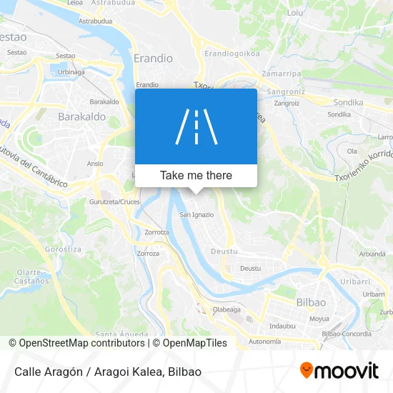 Calle Aragón / Aragoi Kalea map
