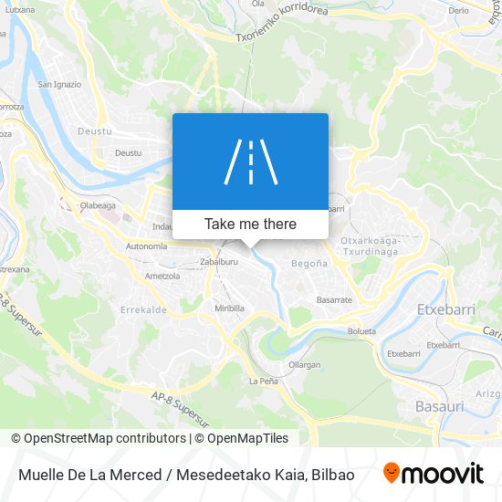mapa Muelle De La Merced / Mesedeetako Kaia
