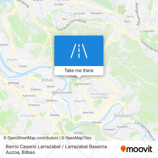 Barrio Caserío Larrazabal / Larrazabal Baserria Auzoa map