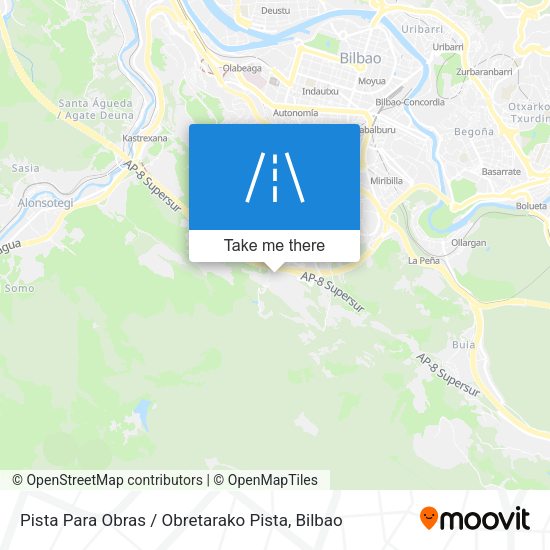 Pista Para Obras / Obretarako Pista map