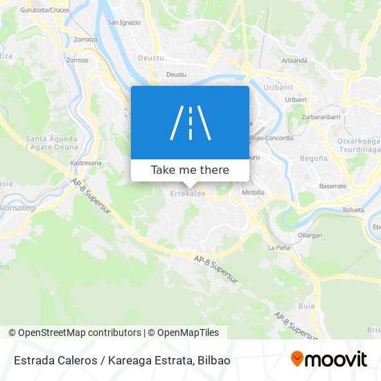 Estrada Caleros / Kareaga Estrata map