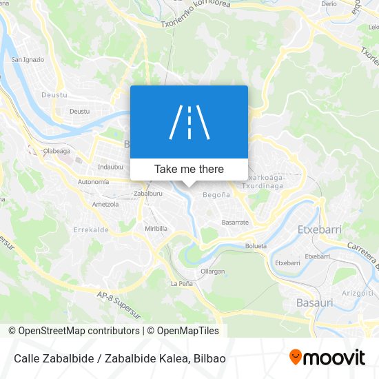 Calle Zabalbide / Zabalbide Kalea map