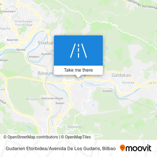 Gudarien Etorbidea / Avenida De Los Gudaris map