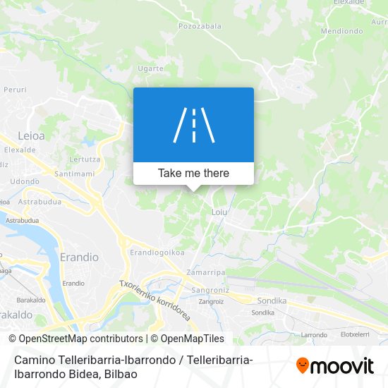 Camino Telleribarria-Ibarrondo / Telleribarria-Ibarrondo Bidea map