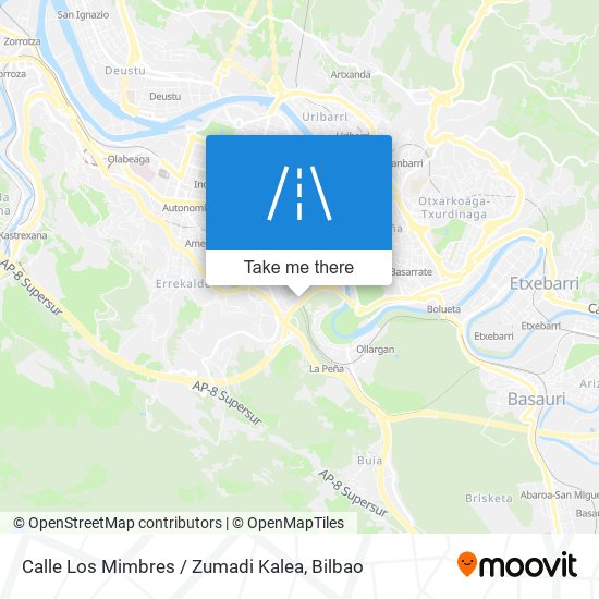 Calle Los Mimbres / Zumadi Kalea map