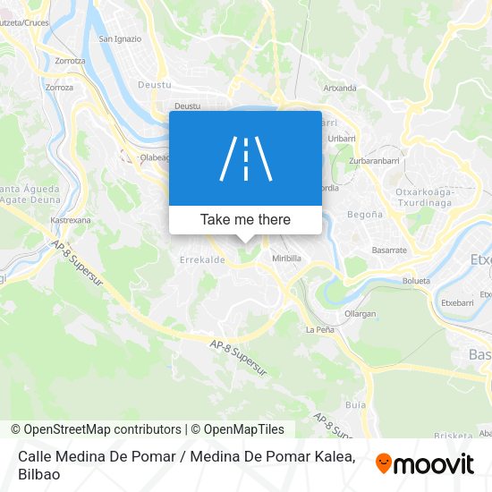 Calle Medina De Pomar / Medina De Pomar Kalea map