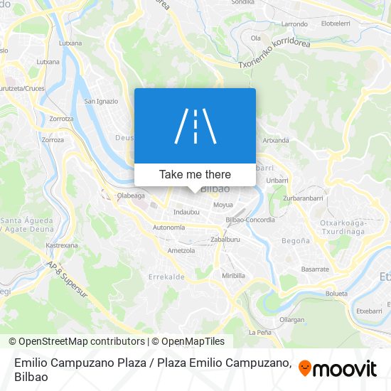 mapa Emilio Campuzano Plaza / Plaza Emilio Campuzano