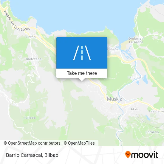 Barrio Carrascal map