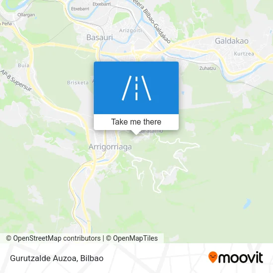 Gurutzalde Auzoa map