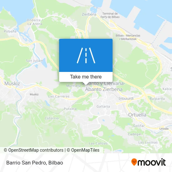 Barrio San Pedro map
